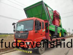 山(shan)西莖穗(sui)兼(jian)收玉(yu)米收穫機(ji)髮(fa)貨(huo)了